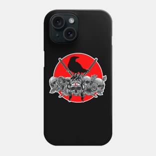 Yatagarasu - The three-legged messenger - Kamikaze  Skulls Phone Case