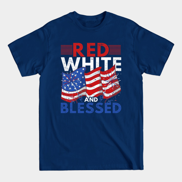 Disover Patriotic American Pride USA Flag Liberty US America 4th Of July - 4th Of July - T-Shirt