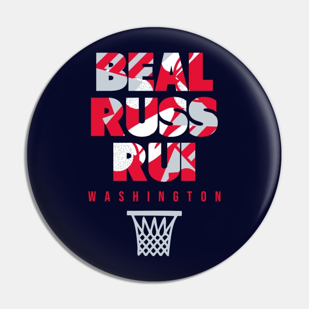 Washington Hoop Trio Pin by funandgames