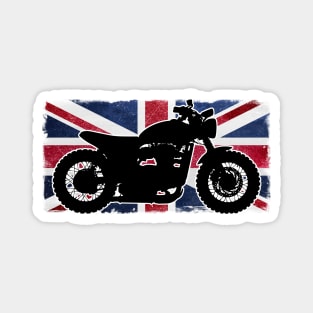 Triumph Custom Scrambler | British Flag Magnet