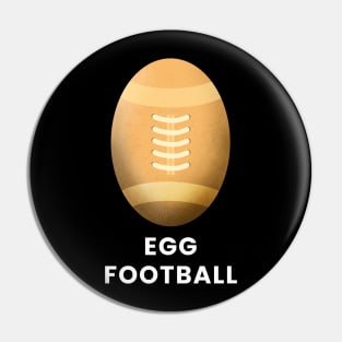 Egg football Pin