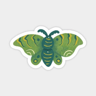 Large Green Moth Magnet