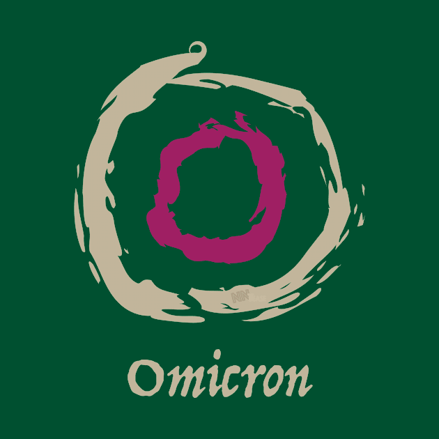 Greek Omicron by NN Tease