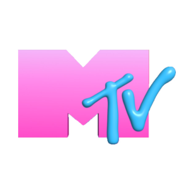 MTV pink and blue - Mtv - T-Shirt | TeePublic