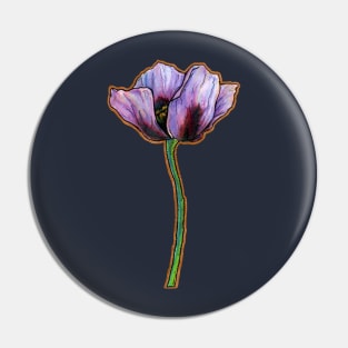 Blue Poppy Pin