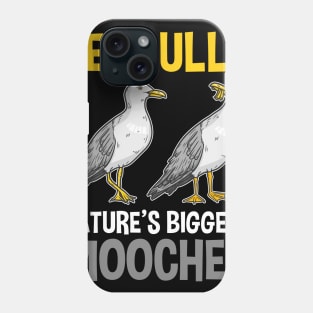 Seagulls Nature's Biggest Mooches print for a Bird Lover Phone Case