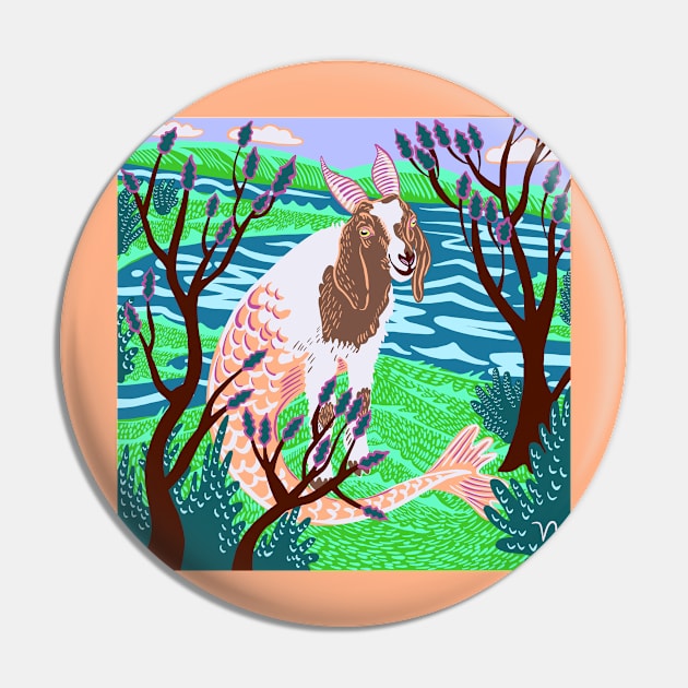 Capricorn Pin by Les Gentils