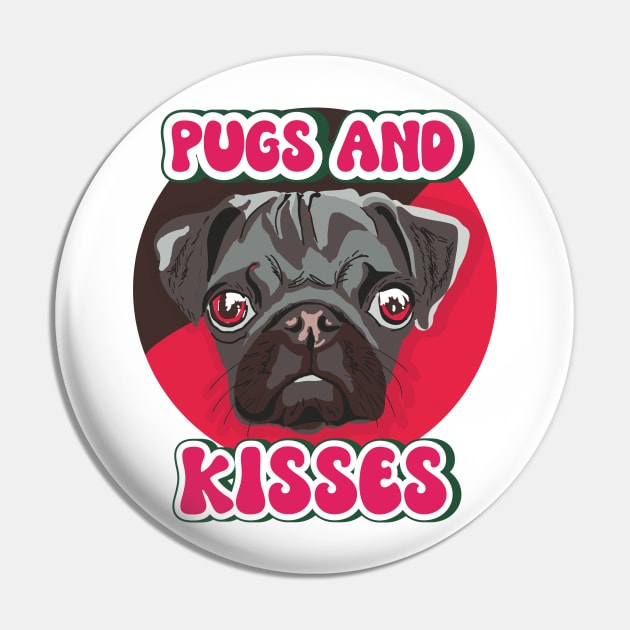 Pugs and kisses Pin by HomeCoquette