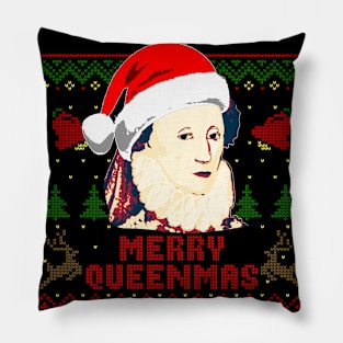 Queen Elizabeth Merry Queenmas Pillow