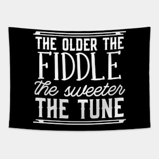 Violin The Older The Fiddle Instrument Violinist Tapestry