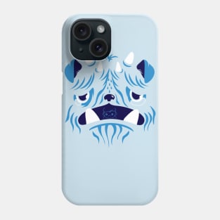 Sad Blue Monster Phone Case