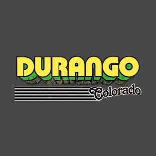Durango, Colorado | Retro Stripes T-Shirt