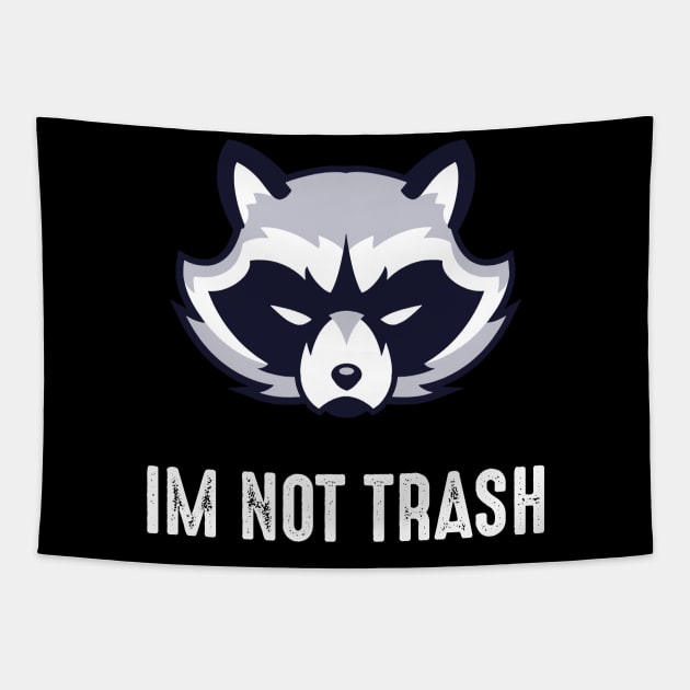 Save the Trash Pandas Raccoon Animal Tapestry by Daytone