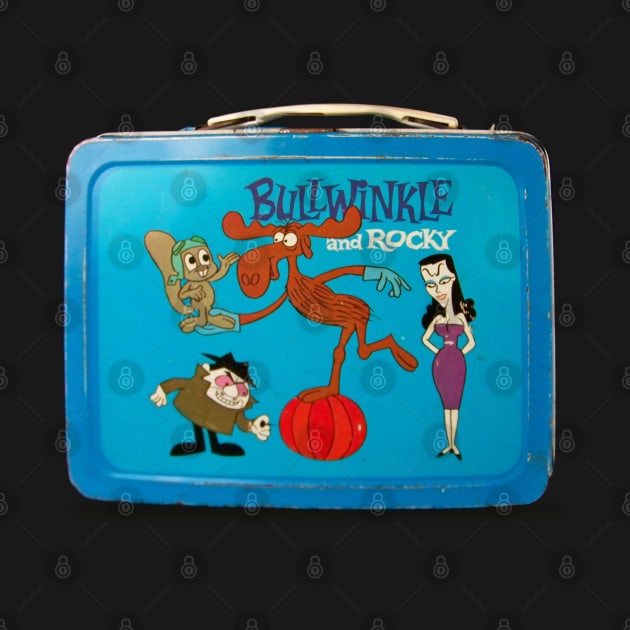 Bullwinkle Lunch Box by offsetvinylfilm