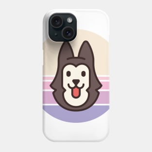 Sunset Walk with my Siberian Husky Phone Case