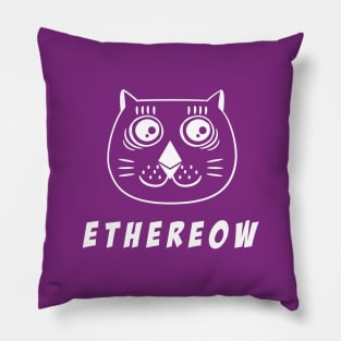 Ethereum funny cat shirt - Uncle Tom Ethereow Pillow