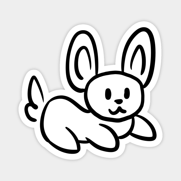 Bunny Magnet by d o r r i a n