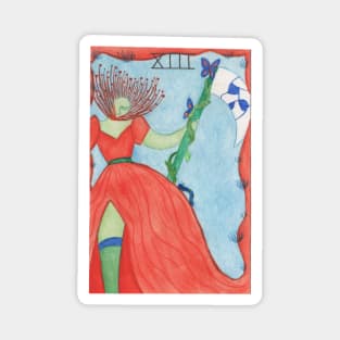 The Death Tarot Card Magnet