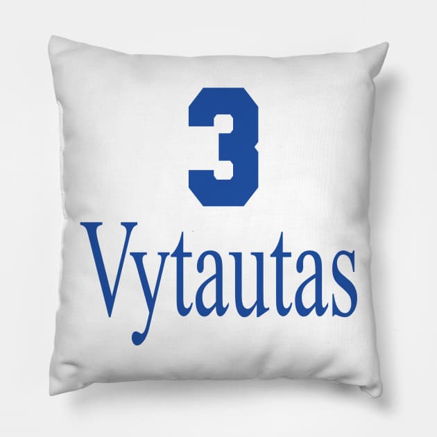 LiAngelo Ball Vytautas Lithuania #3 Pillow by OffesniveLine