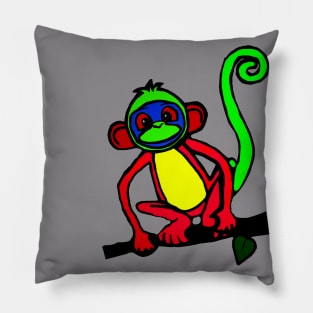 Colorful monkey Pillow