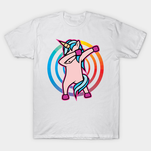 Dabbing Rainbow Unicorn Unicorn T Shirt Teepublic