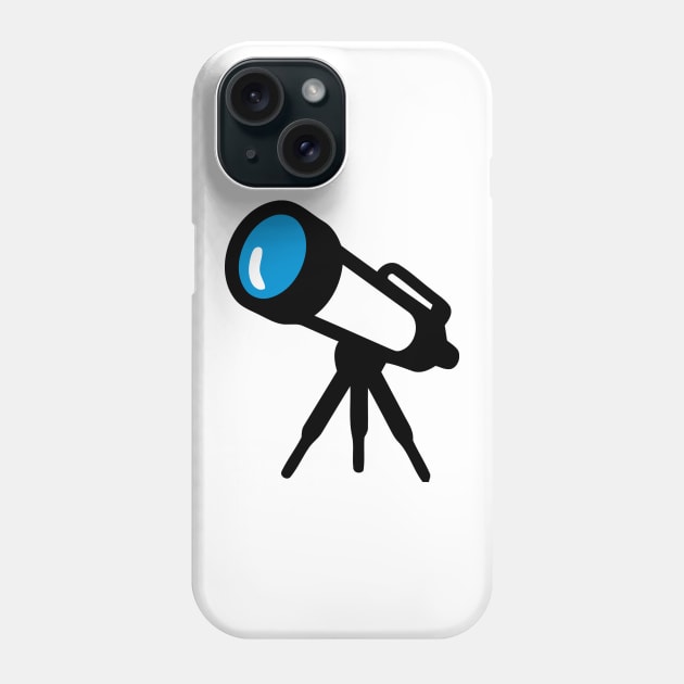 Telescope Emoticon Phone Case by AnotherOne