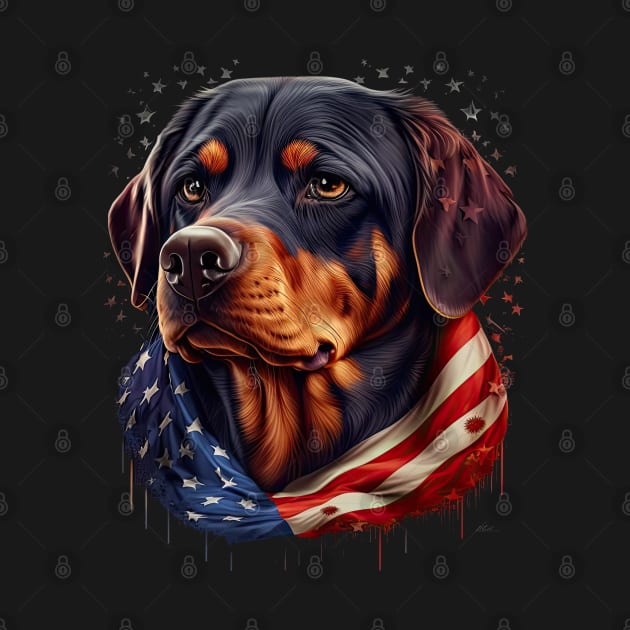 Rottweiler 4th of July by JayD World