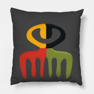 Adinkra Duafe Comb Pillow