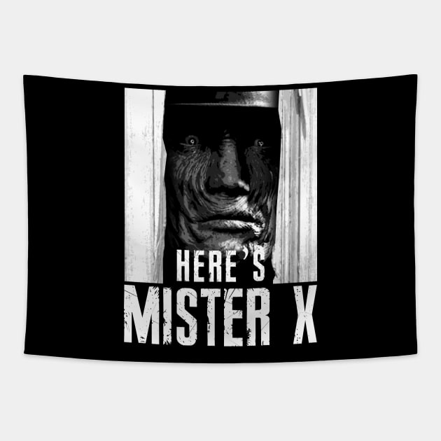 Here's Mister X Tapestry by CCDesign