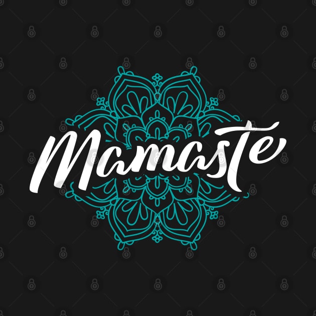 Mamaste - Pregnancy Yoga Mom Symbol by Shirtbubble