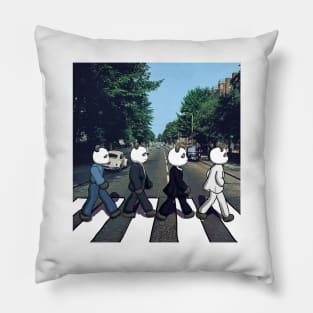 The panda beatles Pillow