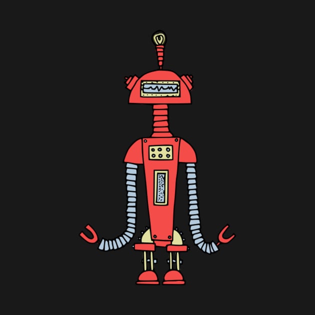 BOTTIE : Retro Robot by krisevansart