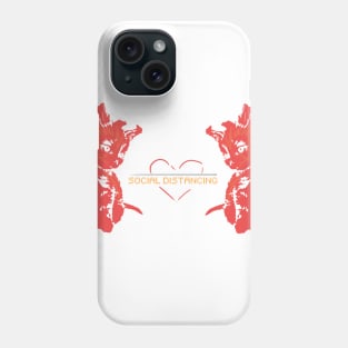 Social distancing Phone Case