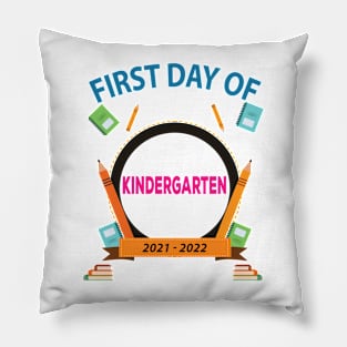 First Day Of Kindergarten Pillow