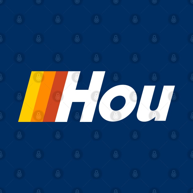 Hou, Retro Gradient - Navy by KFig21