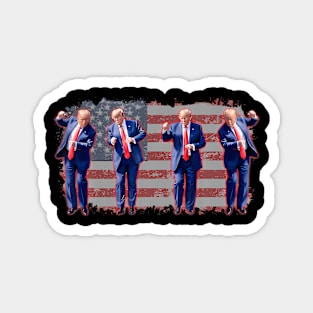 Trump Dance Pro Trump 2024 Trump President Maga 45 47 Magnet