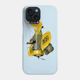 Cartoon Retro Fighter Plane Phone Case