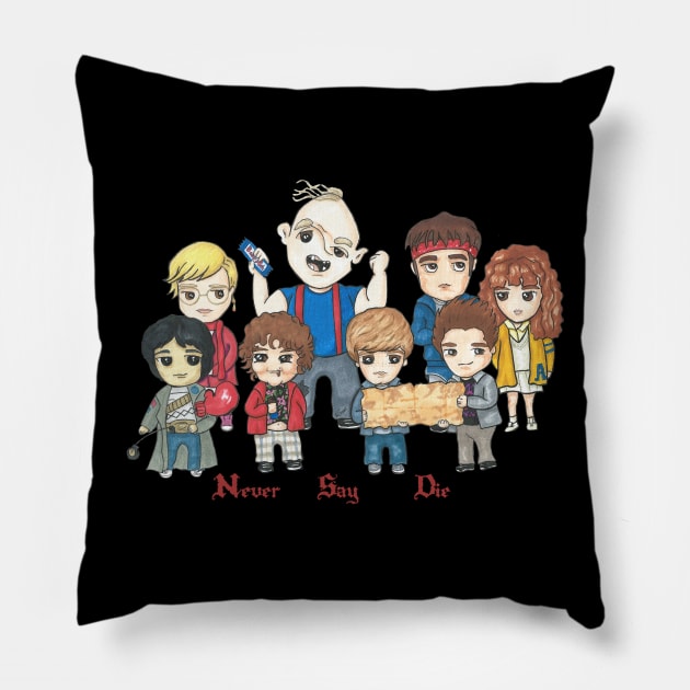 Never say die Pillow by LivStark