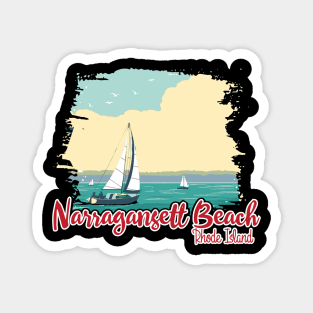 Narragansett Beach RI Gift, Rhode Island Souvenir Magnet