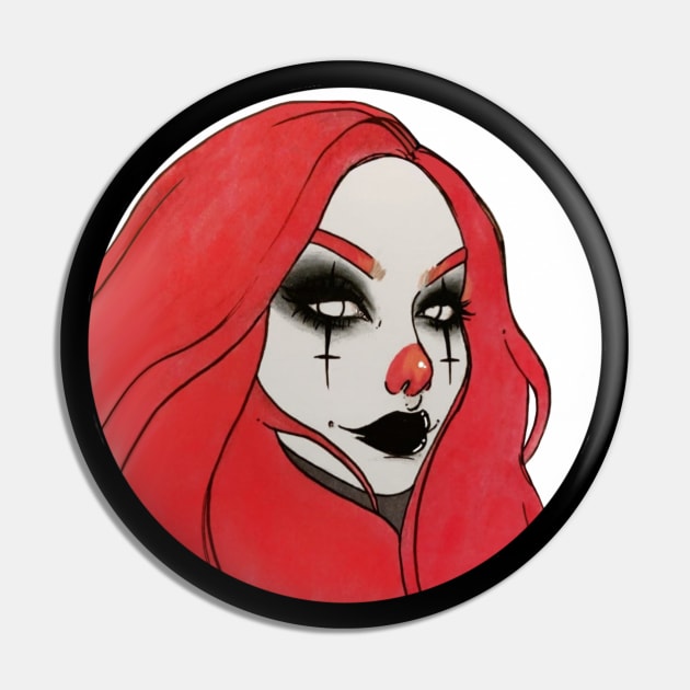 Cute clown girl Pin by Lissacorinne