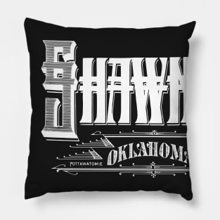 Vintage Shawnee, OK Pillow