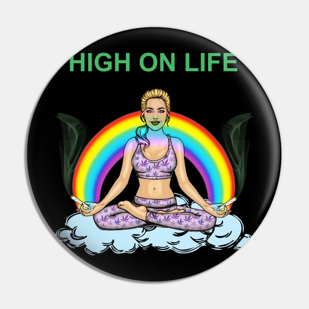 High On Life Pin by The Hype Club