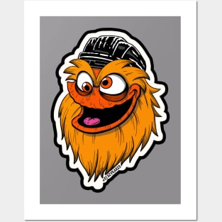 Flyers New Mascot "Gritty" Poster for Sale by WittyFox