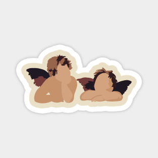 Minimal Sistine Cherubs Magnet