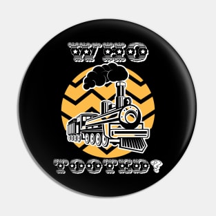 Who Tooted? Train Vintage Sunset Pin