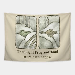 that night frog and toad were both happy Tapestry