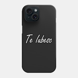 Te Iubesc I Love You Romanian Dragoste Cute Heart Phone Case