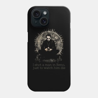 Johnny Cash Outlaw Zen Meditation Classic Country Music Fan Phone Case