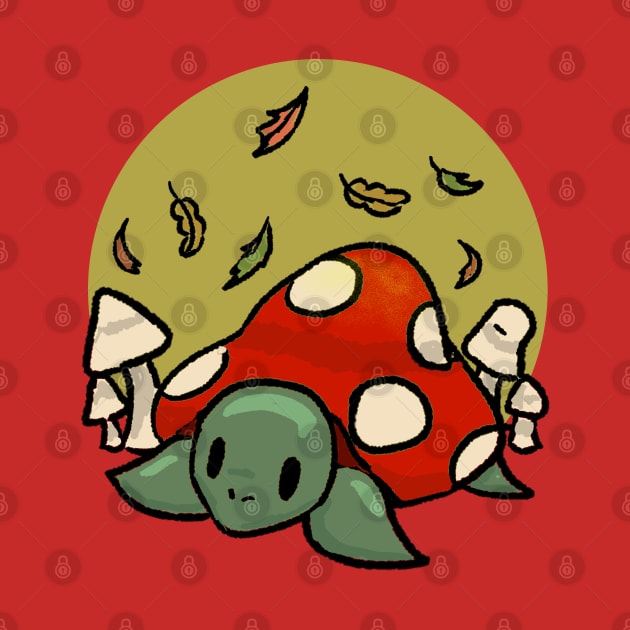 Mushroom Turtle by allthebeanz