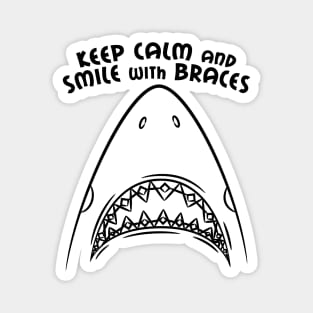 Dentist Orthodontist Shark Lover Funny Gift Women Men Boys Girls Magnet